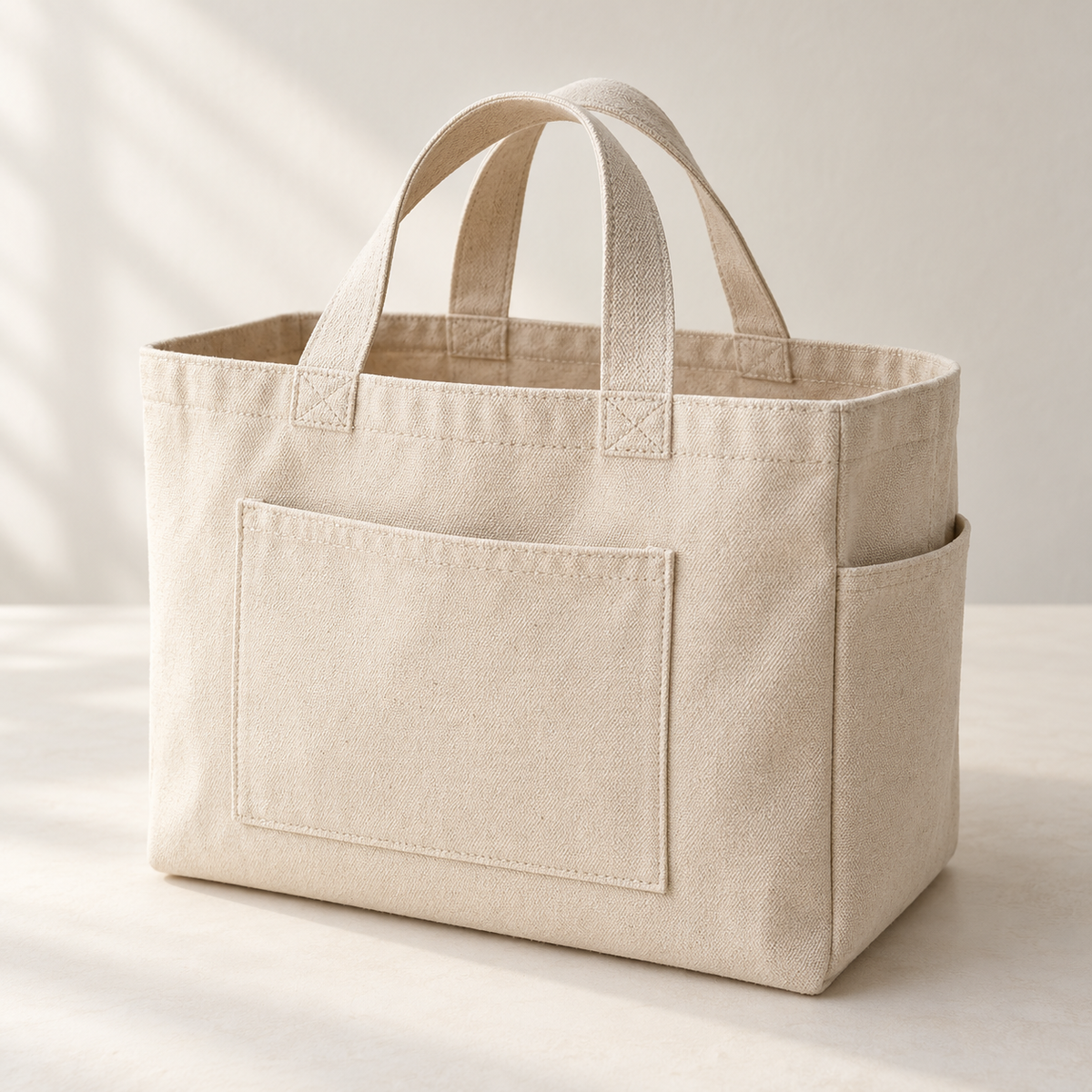 Canvas Yarn Project Bag — main view