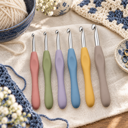 Crochet Hooks — Set of 6 — everyday setting